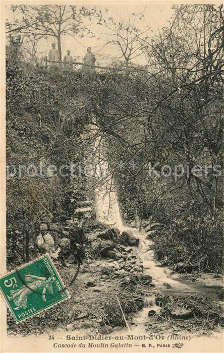 Saint-Didier-au-Mont-d Or Cascade du Moulin Galatin