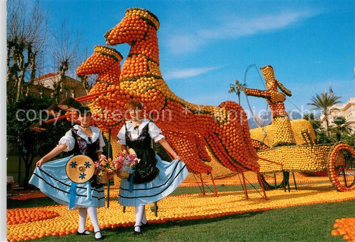 Menton Alpes Maritimes Fetes du Citron Groupe Folkorique la Menonnaise