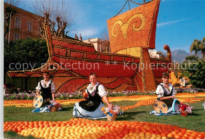 Menton Alpes Maritimes Fetes du Citron Groupe Folkorique la Mentonnaise