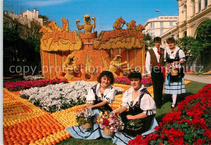 Menton Alpes Maritimes Fetes du Citron Groupe Folklorique la Mentonnaise