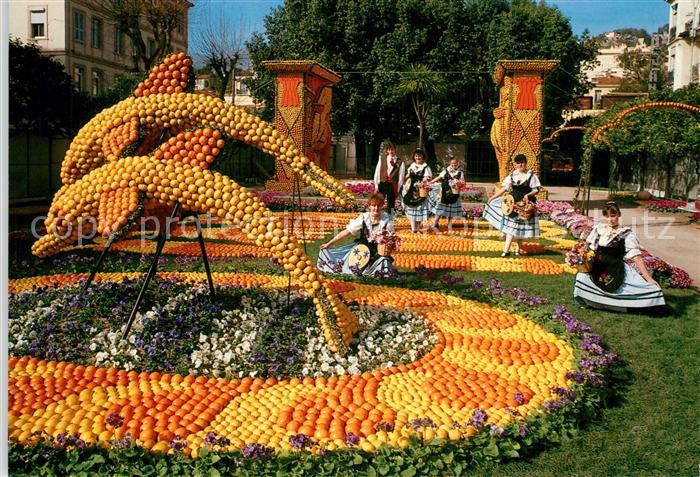 Menton Alpes Maritimes Fetes du Citron Groupe Folklorique la Mentonnaise