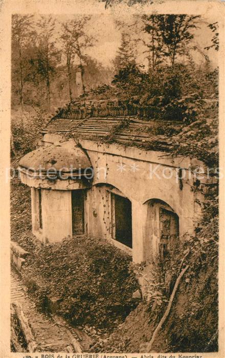 Argonnerwald Kriegsschauplatz Bunkeranlage