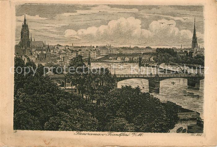 Frankfurt Main Panorama