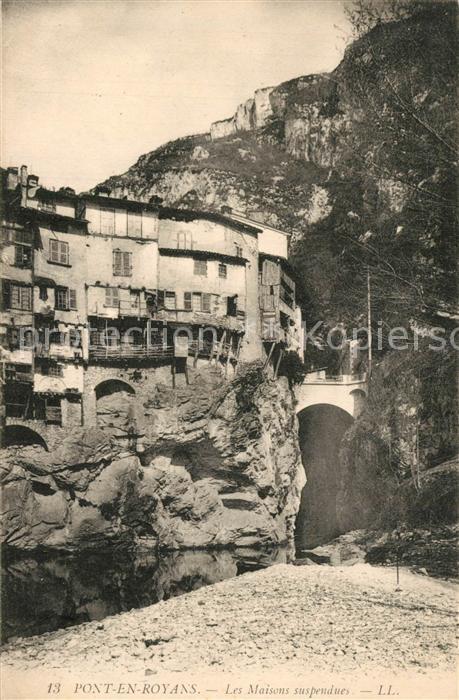 Pont-en-Royans Maison suspendues