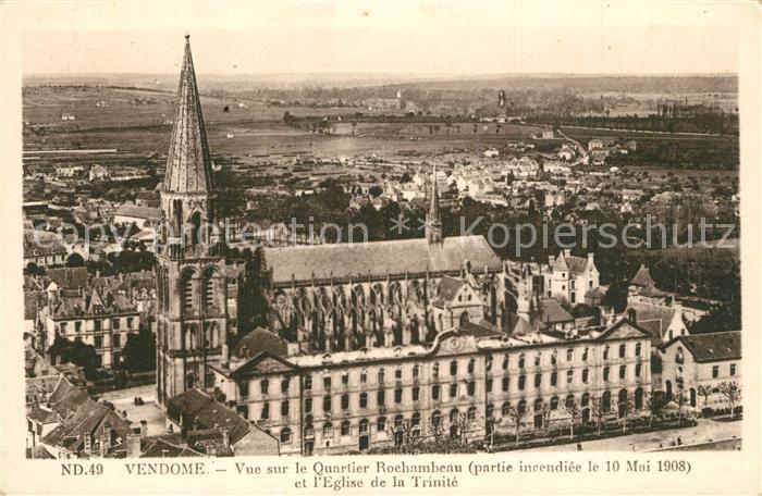 Vendome Quartier Rochambeau Eglise de la Trinite