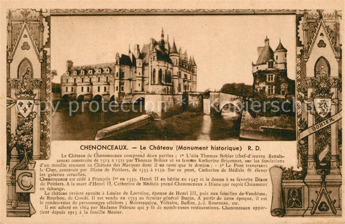 Chenonceaux Indre et Loire Chateau