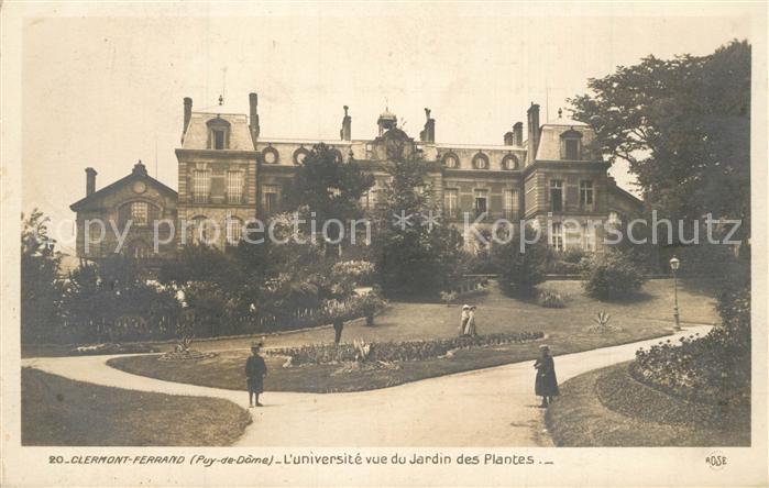 Clermont Ferrand Puy de Dome Universite Jardin des Plantes