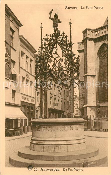 Anvers Antwerpen Le Puits Metsys