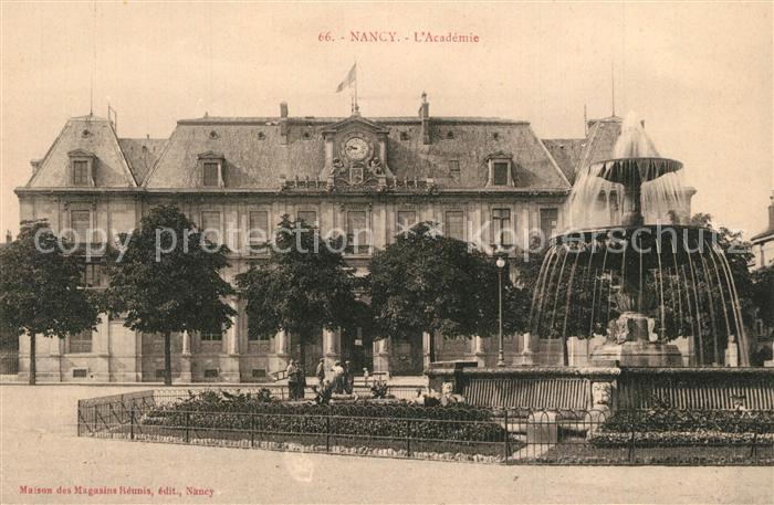 Nancy Lothringen Academie Fontaine