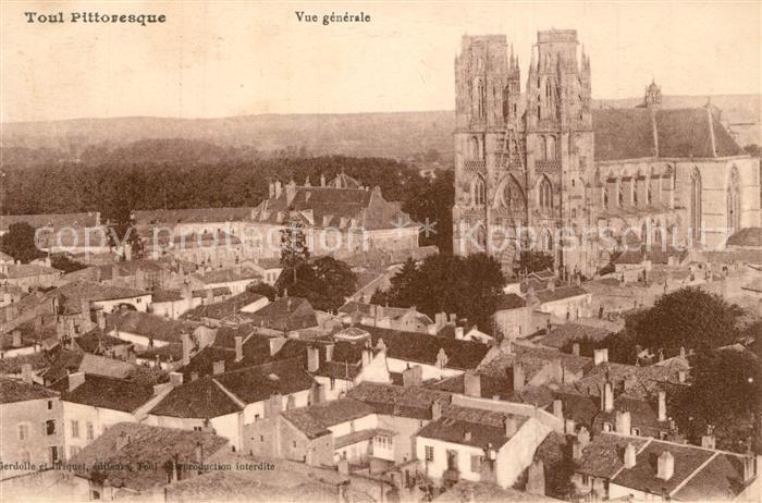 Toul 54 Stadtpanorama Cathedral