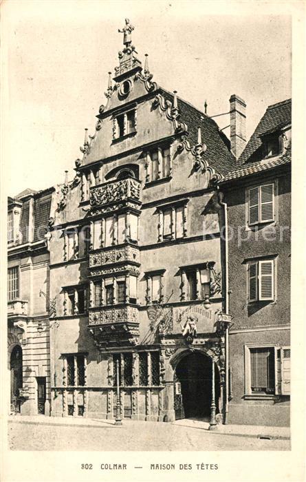 Colmar Haut Rhin Elsass Maison des Tetes