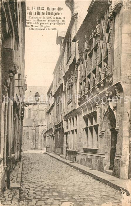 Mans Sarthe Le Maison dile de la Reine Berengere