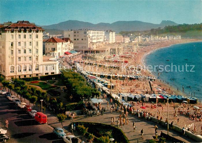 Saint-Jean-de-Luz Fliegeraufnahme Strand
