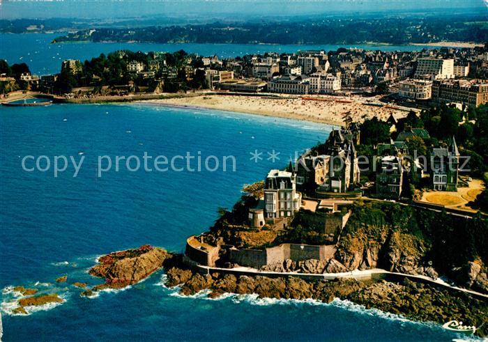Dinard 35 Fliegeraufnahme pointe Malouine grande plage