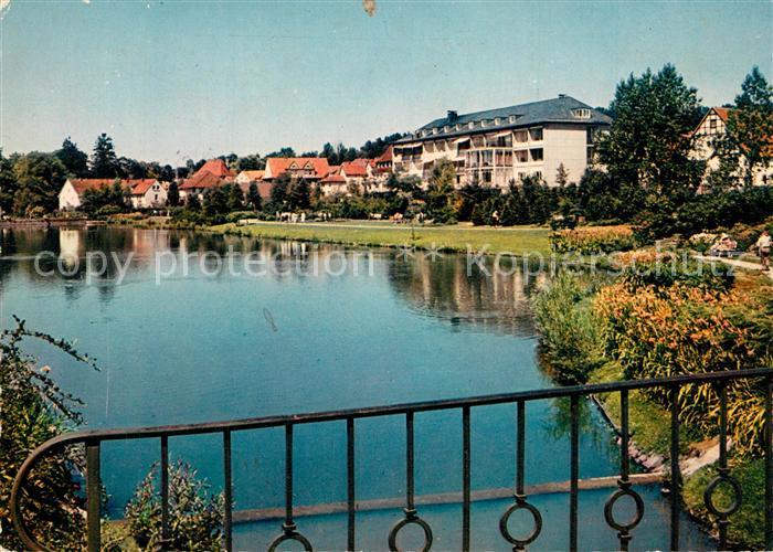 Bad Meinberg Kurparksee Rolandsanatorium