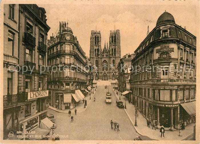 Bruxelles Bruessel Eglise Rue Sainte Gudule