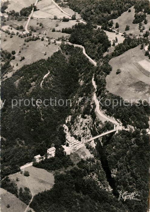 Cusy Le pont de l abime Fliegeraufnahme