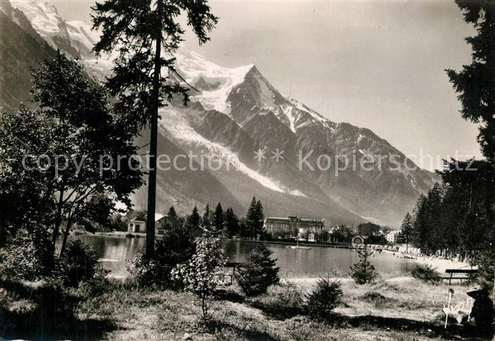 Chamonix Lac massif du Mont Blanc