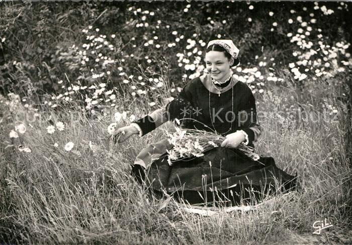 Barbatre Le Marais Vendeen Tracht Maedchen