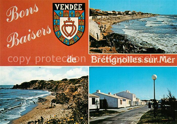 Bretignolles-sur-Mer Strand Stadtpanorama