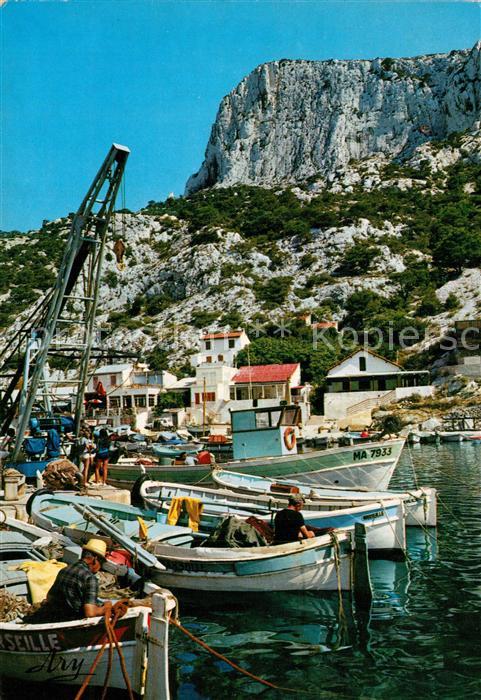 Cassis Calanque de Morgiou Fischerboote