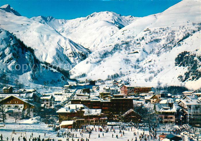 Valloire Savoie Panorama Winterlandschaft
