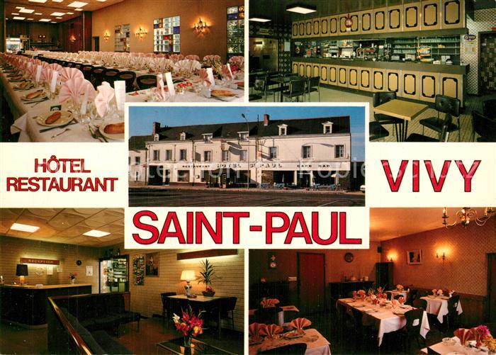 Vivy Maine-et-Loire Hotel Restaurant le Saint Paul