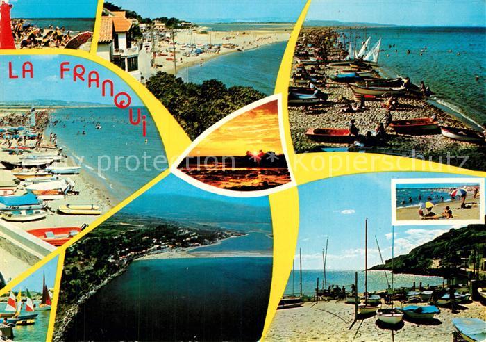 La Franqui Plage Bootshafen Strand