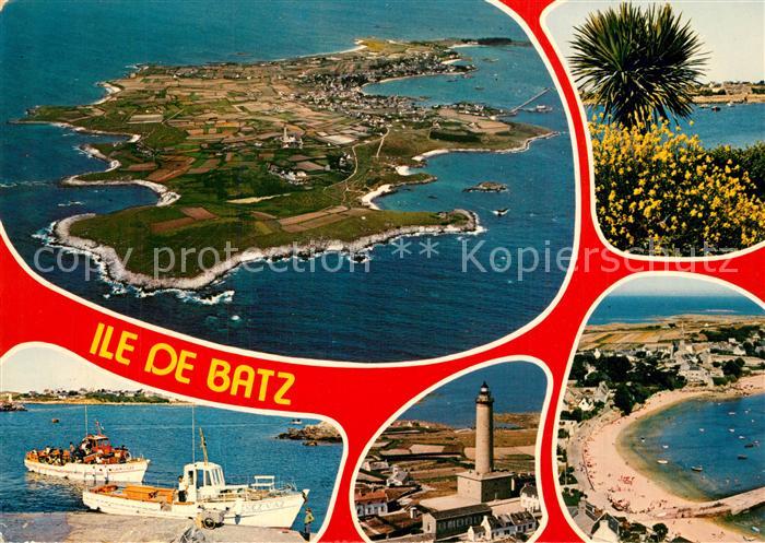 Ile-de-Batz Fliegeraufnahme Port Plage