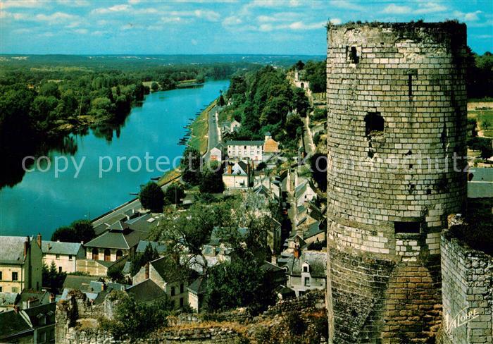 Chinon Indre et Loire Tour du Moulin Chateau du Coudray