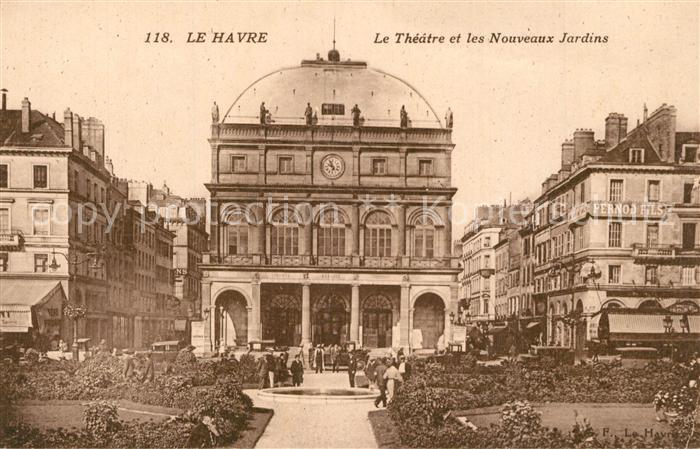 Le Havre Le Théâtre et les nouveaux jardins