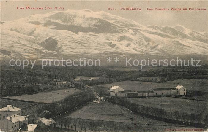 Puigcerda Panorama los Pirineos Pyrenaeen