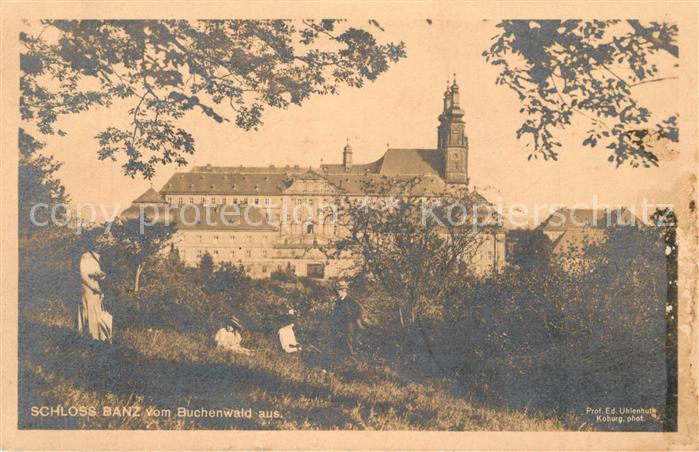 Schloss Banz vom Buchenwald aus gesehen