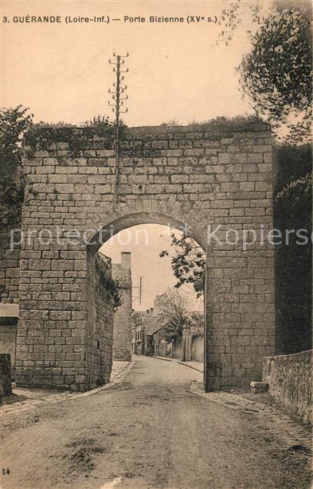 Guerande Porte Bizienne XVe siècle