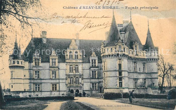 Azay-le-Rideau Chateau facade principale