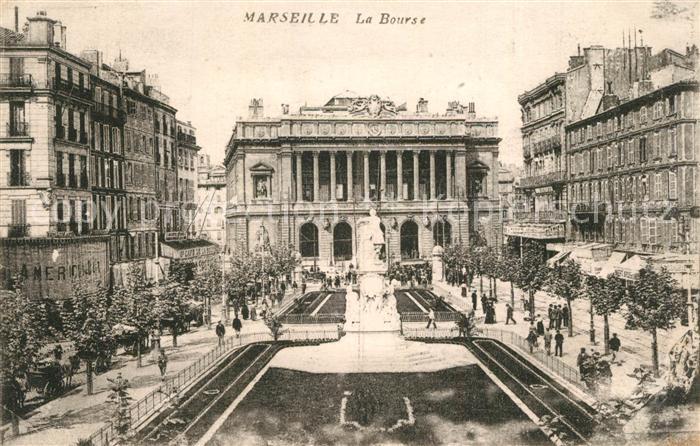 Marseille Bouches-du-Rhone La Bourse Monument