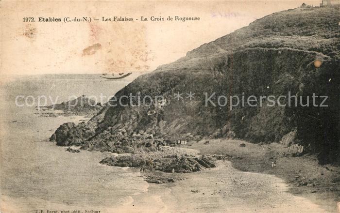 Etables-sur-Mer Cotes-d Armor Les falaises Croix de Rognouse