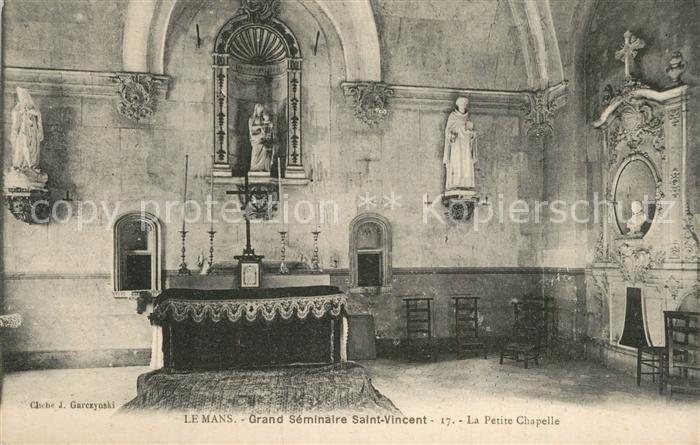 Le Mans Sarthe Grand Séminaire Saint Vincent la petite chapelle