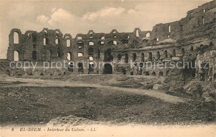 El-Djem Intérieur du Colisée
