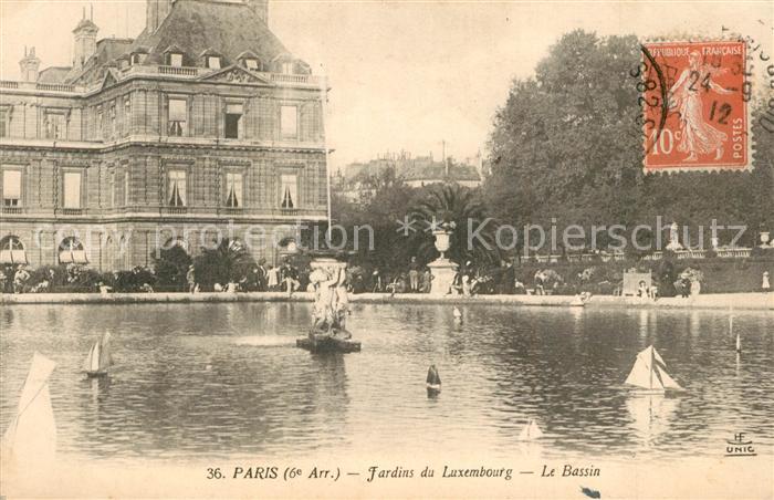 Paris Jardins du Luxembourg le bassin