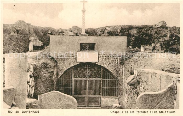 Carthage Karthago Chapelle de Sainte Perpétue et de Sainte Félicité