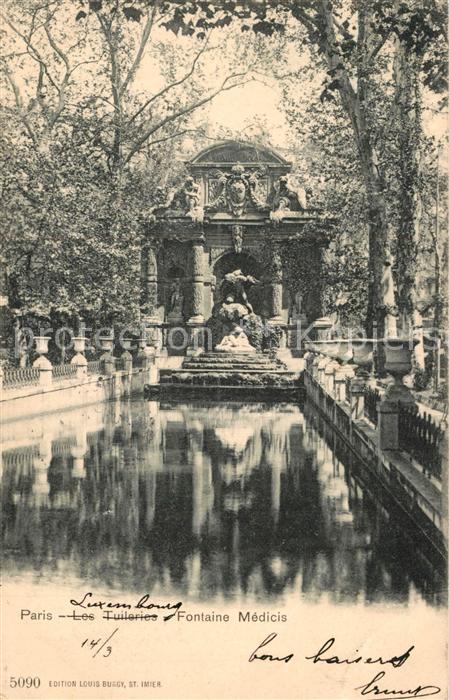 Paris Jardin du Luxembourg Fontaine Médicis