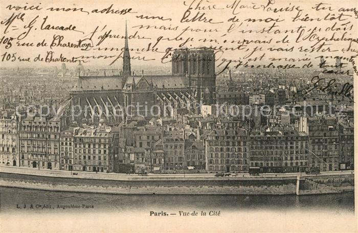 Paris Vue de la Cité