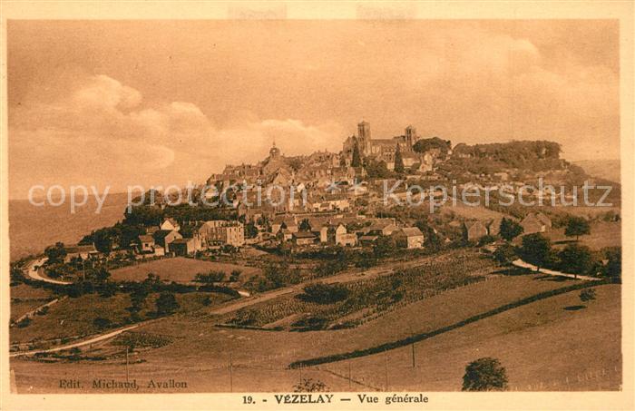 Vezelay Vue Generale