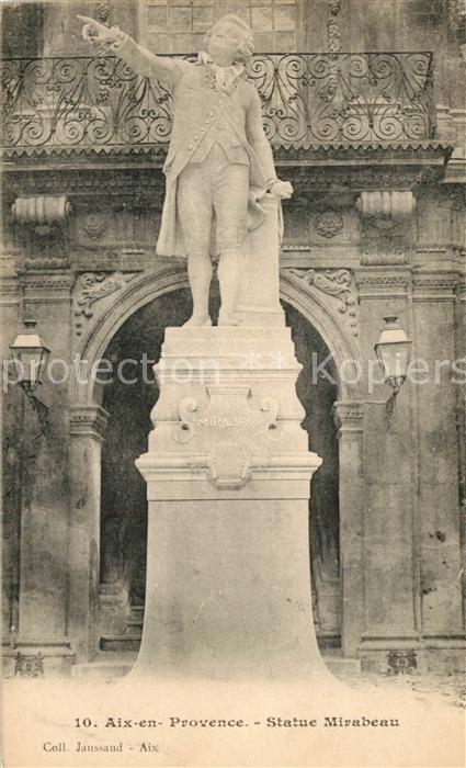 Aix-en-Provence Statue Mirabeau Monument