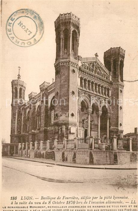Lyon France Basilique de Fourvière
