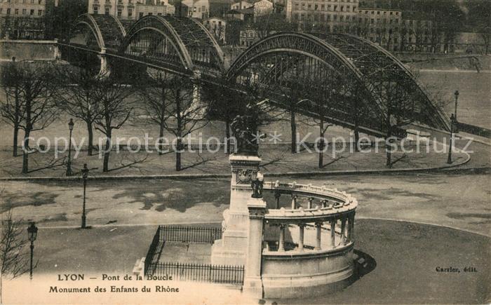 Lyon France Monument des Enfants du Rhône