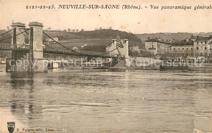Neuville-sur-Saone Vue panoramique Generale Pont