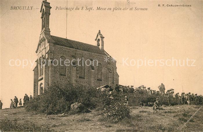 Odenas Mont Brouilly Eglise Pèlerinage du 8 Septembre