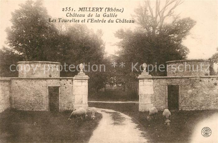 Millery Lyon Chateau de la Gallée les Tourelles Entr